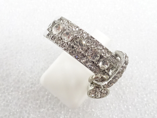 JAPANESE KIMONO / ANTIQUE CRYSTAL RING (SIZE 27)